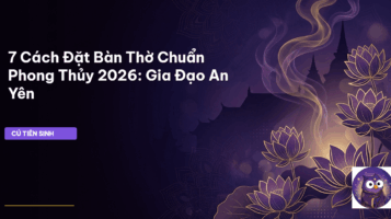 phong thủy bàn thờ