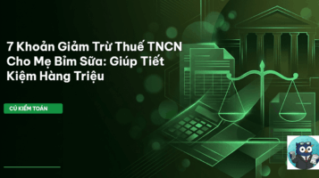 thuế tncn mẹ bỉm sữa