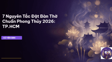 phong thủy bàn thờ