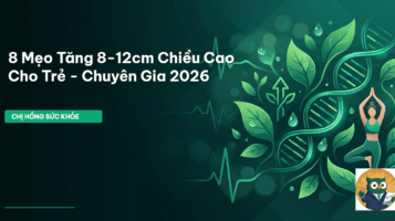 tăng chiều cao cho trẻ