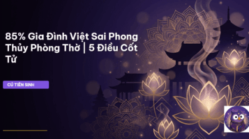phong thủy phòng thờ