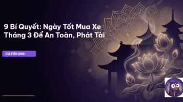 ngày tốt mua xe tháng 3