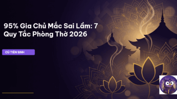 phong thủy phòng thờ