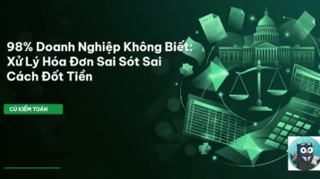 xử lý hóa đơn sai sót