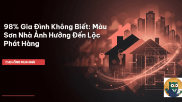 màu sơn nhà phong thủy