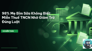 thuế tncn mẹ bỉm sữa