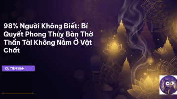 phong thủy bàn thờ thần tài