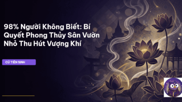 phong thủy sân vườn nhỏ