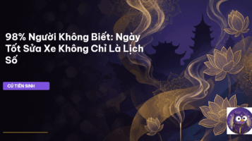 ngày tốt sửa xe