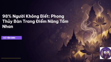 phong thủy bàn trang điểm