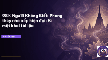 phong thủy nhà bếp hiện đại