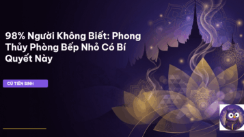 phong thủy phòng bếp nhỏ