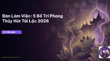 phong thủy bàn làm việc