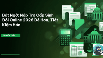 trợ cấp sinh đôi online 2026