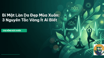 chăm sóc da mùa xuân