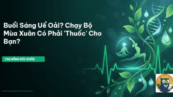 chạy bộ buổi sáng mùa xuân