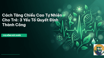 tăng chiều cao cho trẻ