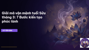 tử vi tuổi Sửu tháng 3