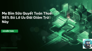 quyết toán thuế mẹ bỉm sữa