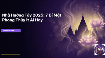 phong thủy nhà hướng tây 2025
