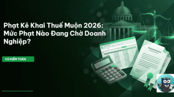 phạt kê khai thuế muộn