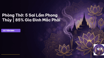 phong thủy phòng thờ