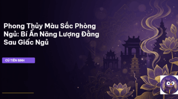 phong thủy màu sắc phòng ngủ