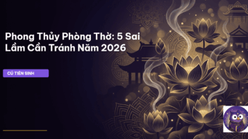 phong thủy phòng thờ