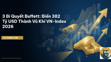 3 Bí Quyết Buffett: Biến 382 Tỷ USD Thành ‘Vũ Khí’ VN-Index 2026