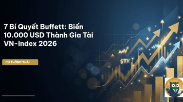 7 Bí Quyết Buffett: Biến 10.000 USD Thành Gia Tài VN-Index 2026