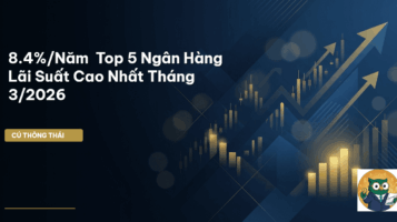 8.4%/Năm – Top 5 Ngân Hàng Lãi Suất Cao Nhất Tháng 3/2026
