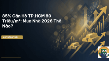 85% Căn Hộ TP.HCM 80 Triệu/m²: Mua Nhà 2026 Thế Nào?