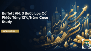 Buffett VN: 3 Bước Lọc Cổ Phiếu Tăng 13%/Năm – Case Study