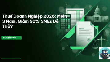 Thuế Doanh Nghiệp 2026: Miễn 3 Năm, Giảm 50% – SMEs ‘Dễ Thở’?