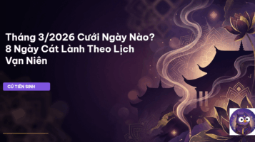 tháng 3 2026 cưới ngày nào