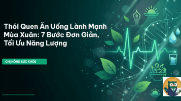 thói quen ăn uống lành mạnh mùa xuân