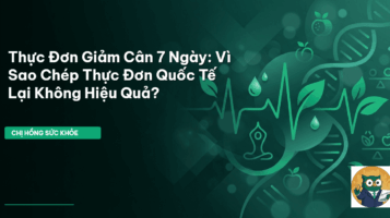 thực đơn giảm cân 7 ngày