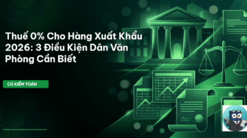 thuế suất 0% hàng xuất khẩu