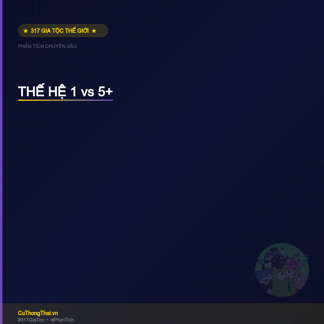 Thế Hệ 1 vs Thế Hệ 5+ – Ai Giàu Hơn? New Money vs Old Money Từ 317 Gia Tộc