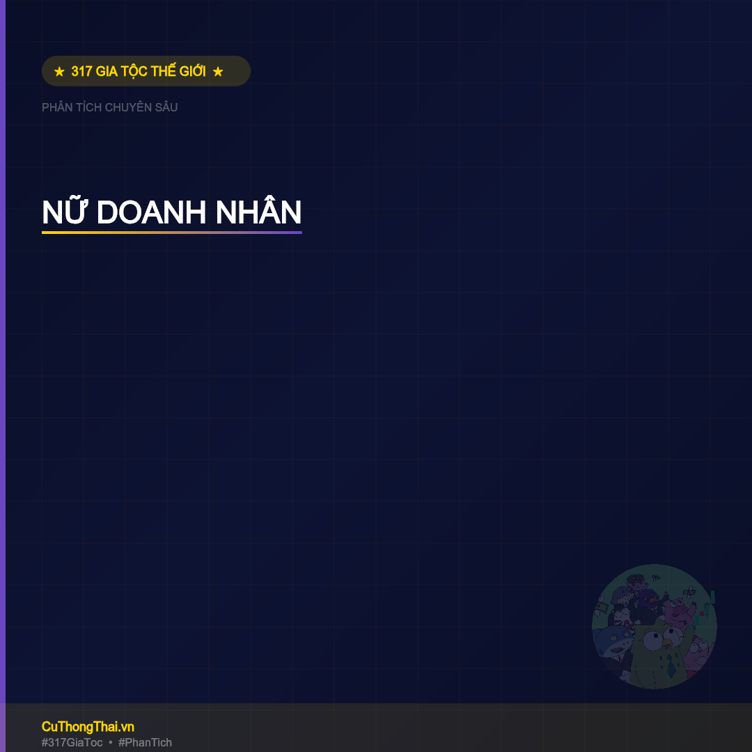 Nữ Doanh Nhân & Gia Tộc – Dữ Liệu 317 Gia Tộc Cho Thấy Gì?