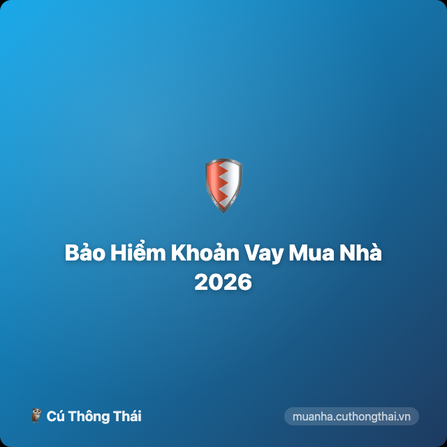 Bảo Hiểm Khoản Vay Mua Nhà 2026 – Nên Mua Không? So Sánh 5 Gói