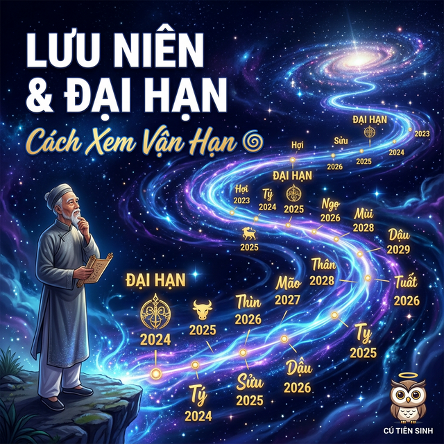 Lưu Niên & Đại Hạn – Cách Xem Vận Hạn Tử Vi