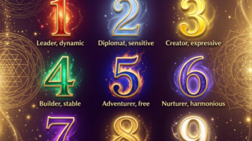 Số Chủ Đạo 1-9 — Ý Nghĩa Chi Tiết