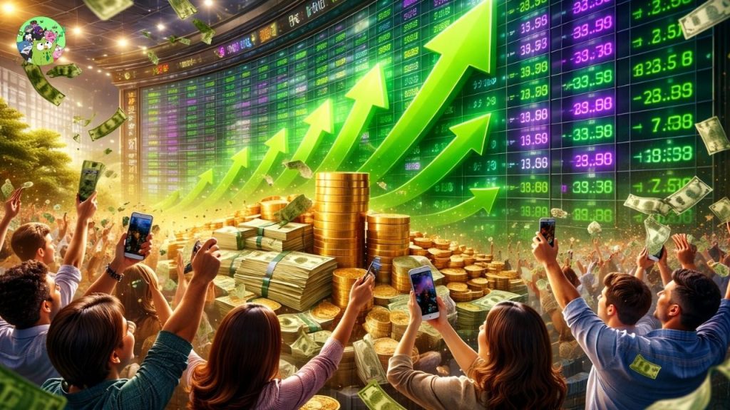 Dòng tiền đổ vào chứng khoán