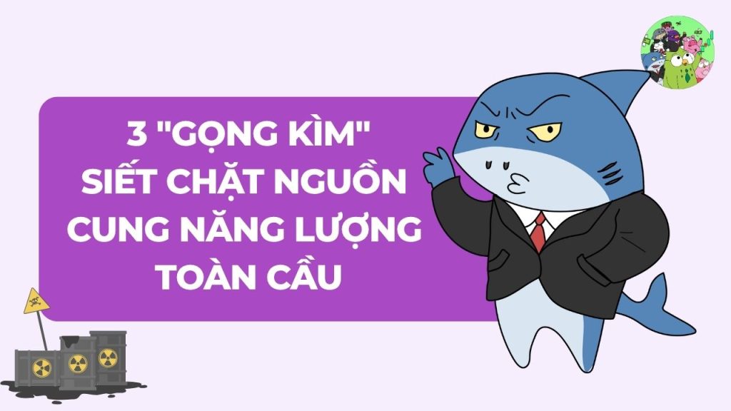 3 "gọng kìm" siết chặt nguồn cung năng lượng toàn cầu