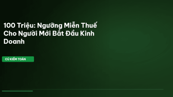 thuế cá nhân kinh doanh