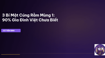 cúng rằm mùng 1