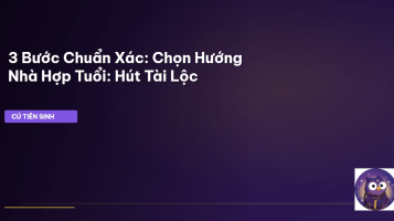 hướng nhà theo tuổi