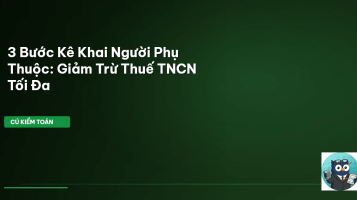 kê khai người phụ thuộc