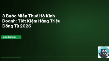 miễn thuế hộ kinh doanh